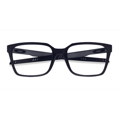 Unisex s square Gray Plastic Prescription eyeglasses - Eyebuydirect s Oakley Dehaven A
