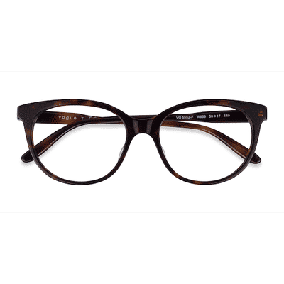 Unisex s horn Dark Tortoise Acetate Prescription eyeglasses - Eyebuydirect s Vogue Eyewear VO5552F