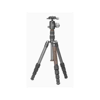 Leofoto LX-225CT/XB-32Q Reversible Travel Tripod w/ Ball Head Set Black LX-225CT+XB-32Q