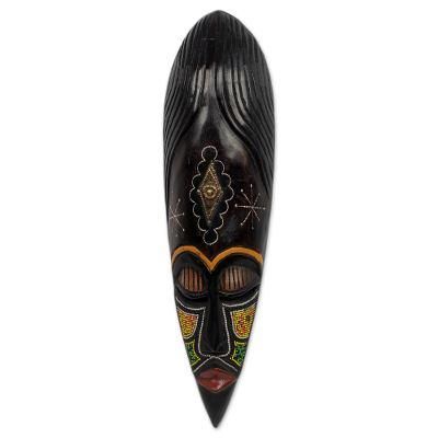 African mask, 'Ashanti Warrior Queen'