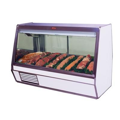 Howard-McCray SC-CMS32E-6-LED 74" Full Service Red Meat Case w/ Straight Glass - 1 Level, 115v, White