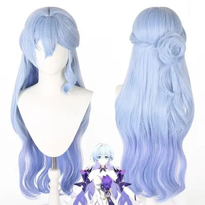 Game Honkai Star Rail Robin Cosplay Wig Game Robin Cosplay Synthetic Hair Women Long Halloween Party Wig