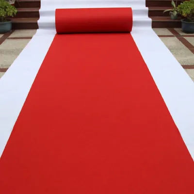 Tapis d'escalier de couloir personnalisé, tapis de mariage, tapis rouge, tapis blanc, exposition rigour, allée de mariage