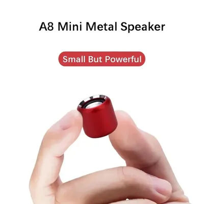Haut-parleur Bluetooth sans fil, caisson de basses en métal, lecteur de musique, mini haut-parleurs, stéréo HiFi créatif