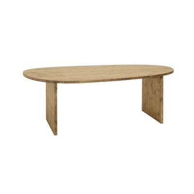 Tavolino in legno di abete marrone 200cm