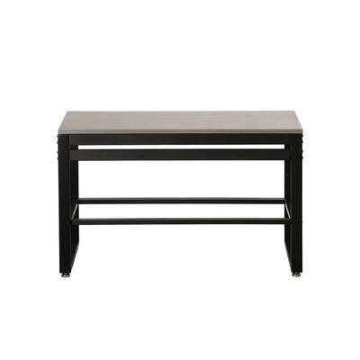 Cal-Mil 22348-42-83 Merchandising Table w/ Ashwood Top & Metal Frame - 42"W x 24"D x 29 3/4"H