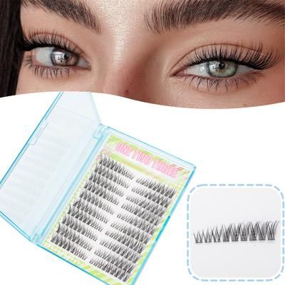 TEMU 10 Of 180 Lash Extensions, Style, Easy To Operate, Diy 3d Cat Eye
