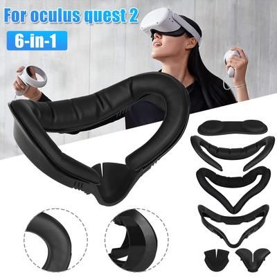 TEMU Face Cushion For Oculus Quest 2, Facial Interface & Face Cover Pad, Anti-leak Nose Pad, For Oculus Quest 2 Vr Accessories