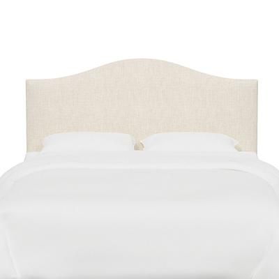 Vanessa Headboard - Arched, Arched/Linen Cream, King - Grandin Road