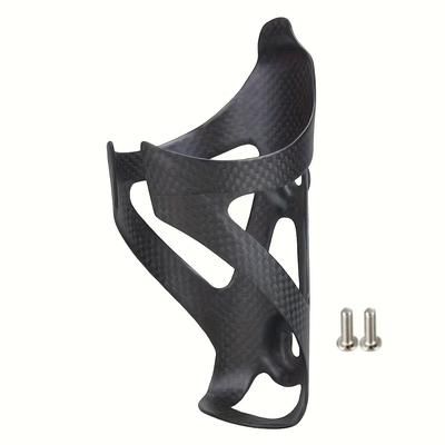 TEMU Lightweight Fiber Water Bottle Holder - Fit For Mountain & Road Bikes, Secure Clamp Design, Black, Bicycle Water Bottle Holder