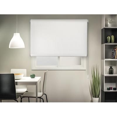 Tenda a rullo oscurante opaco premium - 120 x 250 bianco