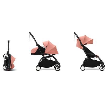 Stokke YOYO3 Ultra Compact Complete 0+/6+ Stroller Bundle - Black / Ginger