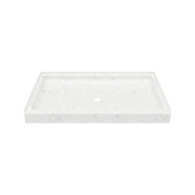 Swan SS-3454 34 x 54 Swanstone Alcove Shower Pan with Center Drain Carrara SF03454MD.221