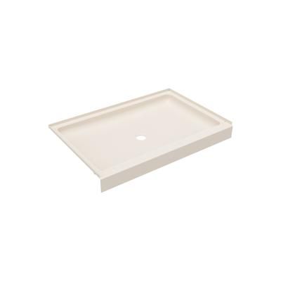 Swan SS-3248 32 x 48 Swanstone Alcove Shower Pan with Center Drain in Tahiti White SF03248MD.011