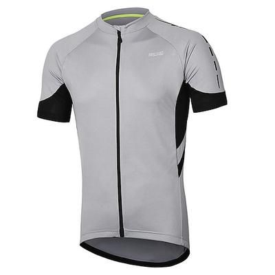 Per uomo Maglia da Ciclismo Tinta unica Manica Corta Bicicletta Maglia con 3 tasche posteriori Mountain Bike MTB Ciclismo su strada Traspirabilità Strisce Riflettenti Tasca Posteriore Tessuto ultra