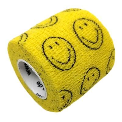 LisaCare Benda adesiva 5cm - Smiley Giallo 4 pz Bendaggio/i