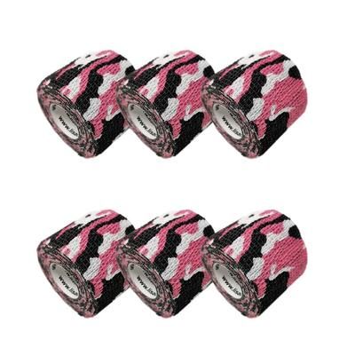 Cerotto di fissaggio LisaCare 5cm - Rosa mimetico 6 pz Bendaggio/i