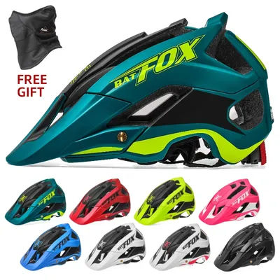 BATFOX MTB Bicycle Helmet Ultralight Integrally-Molded Mountain Road Bike Equipment Women Man casco ciclismo Cycling Helmets