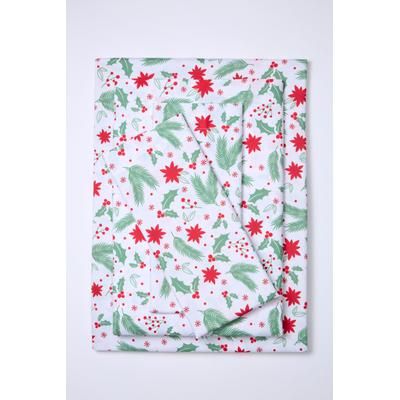 BH Studio Extra Deep Print Sheet Set by BH Studio in Holly Leaves (Size QUEEN)
