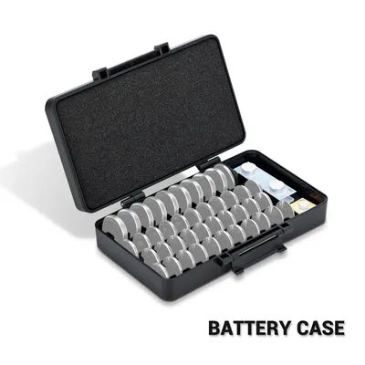 42 Slots Coin Battery Case for CR2016,CR2025,CR2032, CR2320,CR2325, CR2330,CR2335,CR2354,CR2412,CR2430,CR2450 Button Batteries