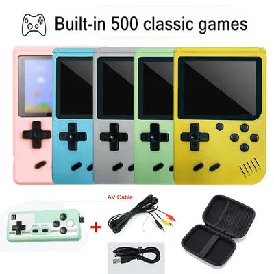 Built-in 500 Handheld Game Player 5.3-inch Handheld Classic arcade retro for Gameboy Output Emulator TV games Video Game Console