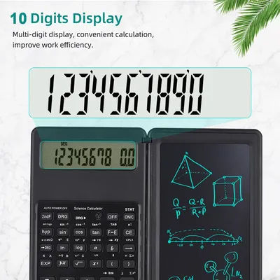 Portable Foldable Calculator Small Scientific Calculating Machine 10 Digits Pocket Size Calculators
