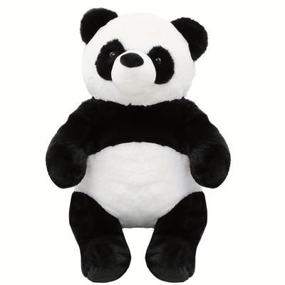 TEMU 16inch/40cm Panda Bear Stuffed Animal Plush Toy Cute Soft Body Doll Panda Pillow Kawaii , Gift For Kids Boy Girl Birthday Valentines Christmas