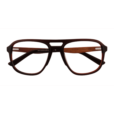 Male s aviator Dark Red Acetate Prescription eyeglasses - Eyebuydirect s Twig