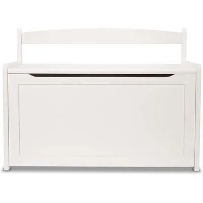 Wooden Toy Chest White Furniture for Playroom Kids Toy Box Wooden Storage Organizer Children's