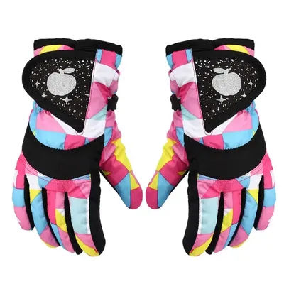 Kids Winter Gloves Thicken Kids Gloves Winter Waterproof Warm Kids Gloves Durable Winter Gloves For