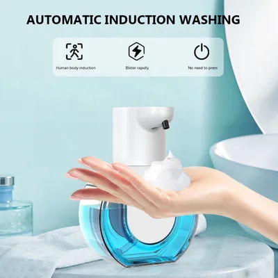 Touchless Automatic Soap Dispenser Hand Sanitizer Bottle Infrared Sensor Soap Dispenser Wall Mounted