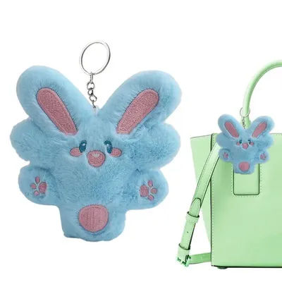 Plush Doll Pendant Bag Purse Pendant Bunny Plush Toy Popular Rabbit Plushie Backpack Pendant