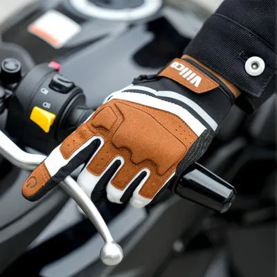 Motorcycle Gloves Summer Mesh Breathable Moto Gloves Men Women Touch Screen Motocross Gloves Touch Screen Cycling Hiking Gloves