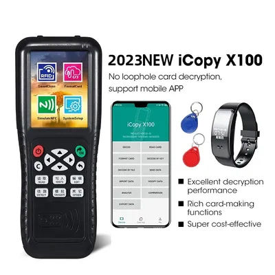 New RFID Copier with Full Decode Function Smart Card Key 3 5 8 English Version Newest NFC IC ID