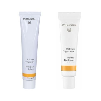 Dr Hauschka Balsamo Detergente + Crema alla Melissa Giorno 1 pz Set