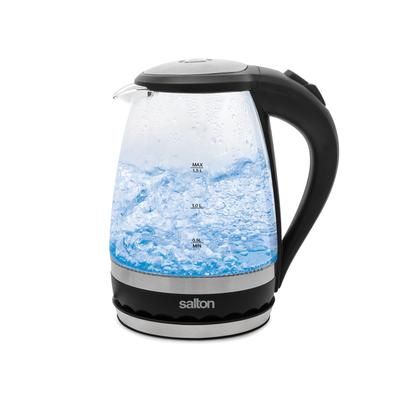 Salton® Compact Cordless Electric Glass Kettle by Salton® in Black