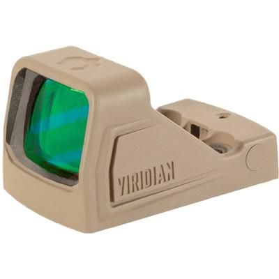 Viridian Weapon Technologies RFX11 1x16-22mm Reflex Red Dot Sight 3 MOA Green Dot Flat Dark Earth 9810142