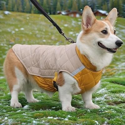 Cane Cappotto Giacca Moda Inverno Riflettente Regolabile Impermeabile Caldo Di tendenza All'aperto Abbigliamento Quotidiano Abbigliamento da Casa Abbigliamento per Cani for Medio Grande