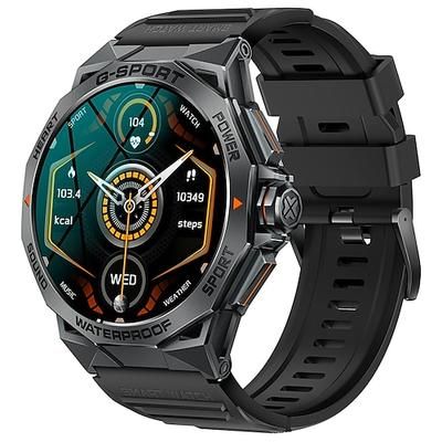 imosi 1.43amoled hd bluetooth chiamata smart watch uomo contapassi frequenza cardiaca sport all'aria aperta fitness ip68 vita impermeabile acciaio smartwatch per android ios