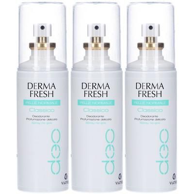 Dermafresh Pelle Normale Classico Profumazione Delicata Set da 3 3x100