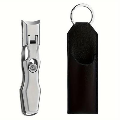 TEMU Nail Clipper, Stainless Steel, Wide Jaw, Sharp And Durable For Thick And Long Fingernails, Suitable For Men And Women
