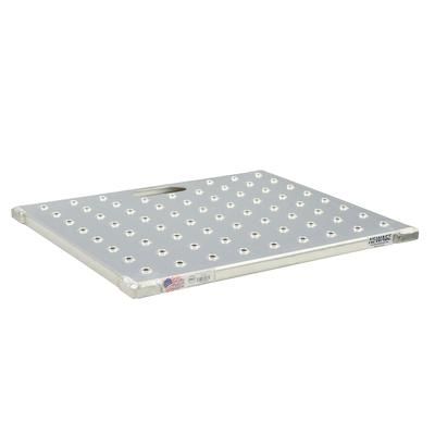 New Age 53598 Ergo Single Step Platform - Aluminum, Silver