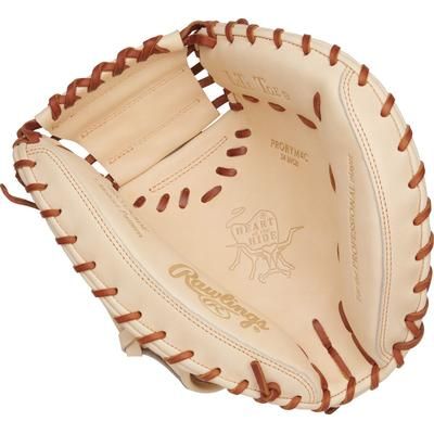 Rawlings Heart of the Hide Yadier Molina 34" Baseball Catcher's Mitt - Right Hand Throw - Camel Brown