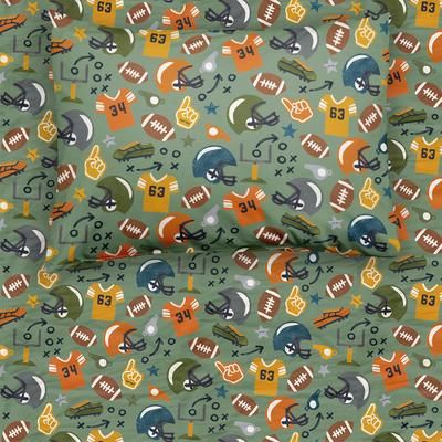 Touchdown Time Twin Sheet Set - OSFA