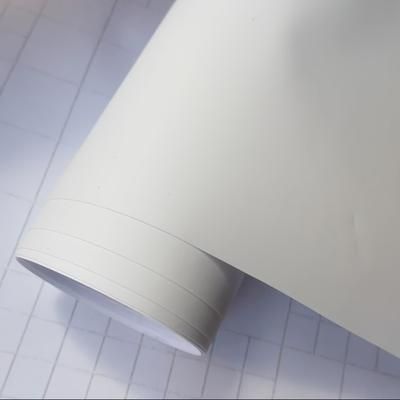 TEMU Pvc Matte White Vinyl Wrap Roll For Cars, Motorcycles, Laptops, And Phones - Air Adhesive Vehicle Wrap Film - Sizes