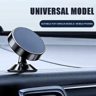 Magnetic Car Phone Holder Mobile Cell Phone Holder Stand Magnet Mount Bracket In Car For iPhone 15