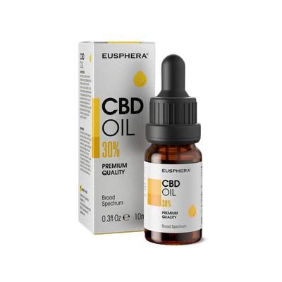 Olio CBD 30% Broad Spectrum - Rilassamento e Sonno Eusphera HEMP EXTRA