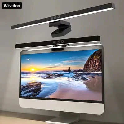 Barre lumineuse LED pour moniteur d'ordinateur, pour apprendre/lecture/travail, gradation, éclairage nocturne, écran d'affichage, lampe suspendue, lampe de Protection des yeux