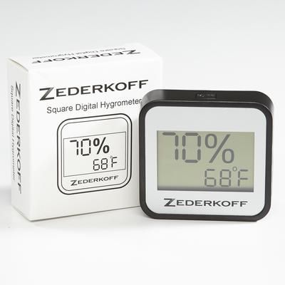 Zederkoff Hygrometer Square - Silver