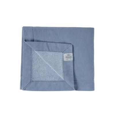 Comfort Colors 15BT Fleece Dorm Blanket in Blue Jean | 80% ring spun cotton, 20% polyester